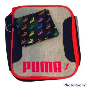 💚 Puma Lunch Bag and Retro Coin Purse